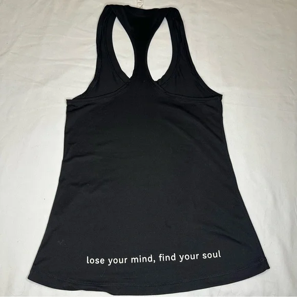 Vuori Raceback Tank Top Asteya Workout Athletic Gym Running Black Tank Top XS - Picture 5 of 8
